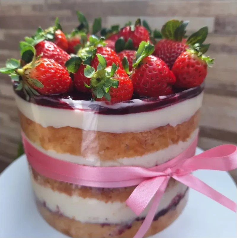 Bolo de aniversário nake cake